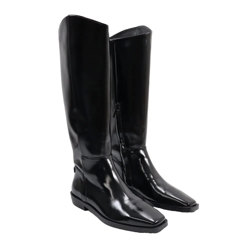 SAM EDELMAN| CESAR SQUARE TOE BOOTS